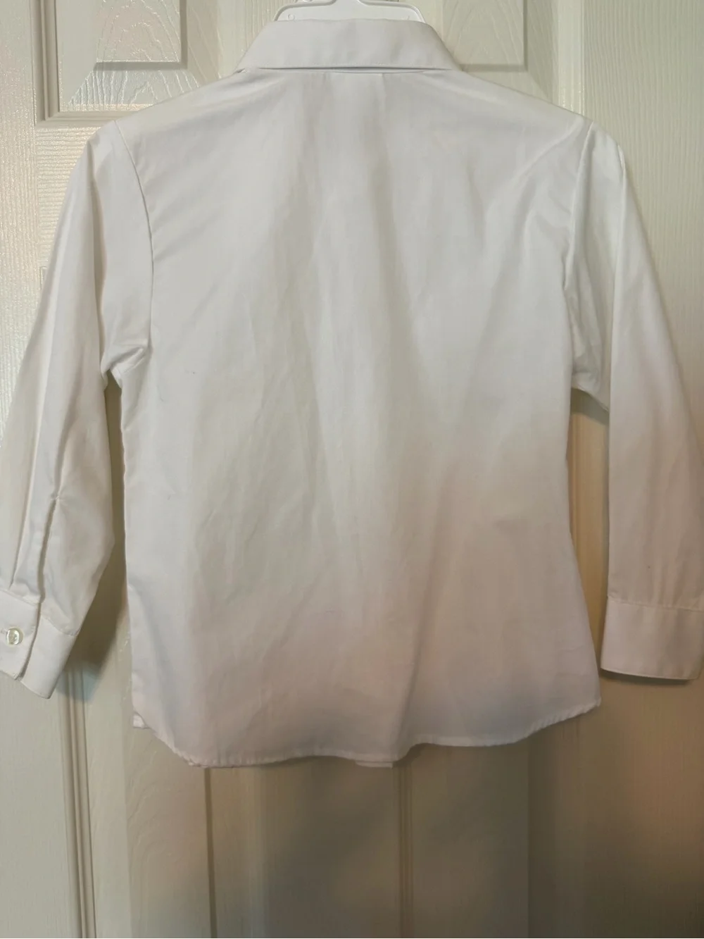 Nautica Boys Black Tuxedo Suit Set Size 7 Satin Trim Formal Wedding